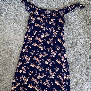 PacSun navy floral mini dress!